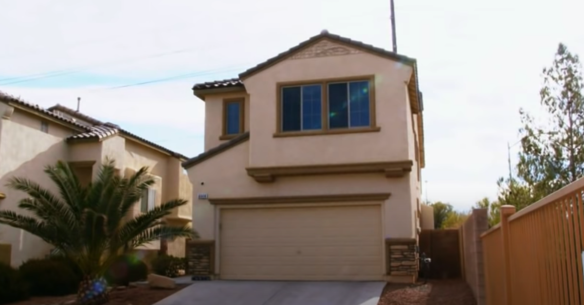 The Derrico family's previous home in North Las Vegas.