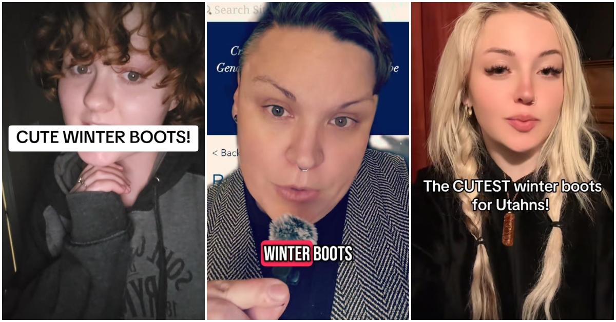 Cute Winter Boots TikTok videos