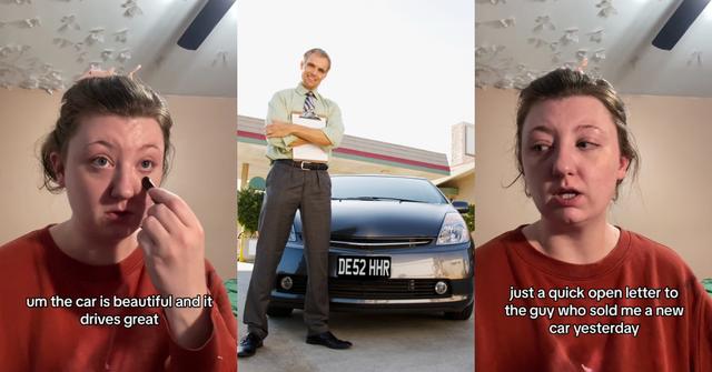 Car Salesman Hits on Customer — She Replies in Viral Clip