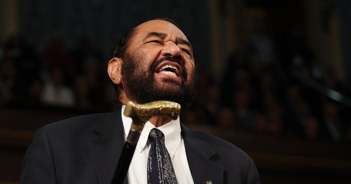 Al Green heckling during the 2025 State of the Union. 