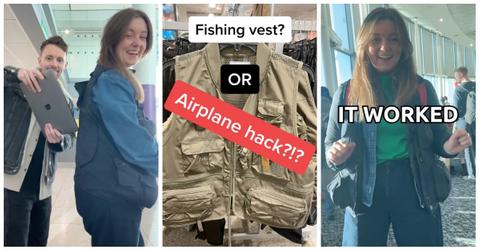 People claim that fishing vests are the next best packing hack.