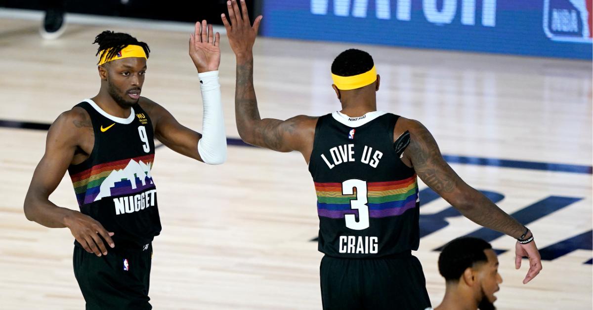 Nuggets on sale rainbow jersey