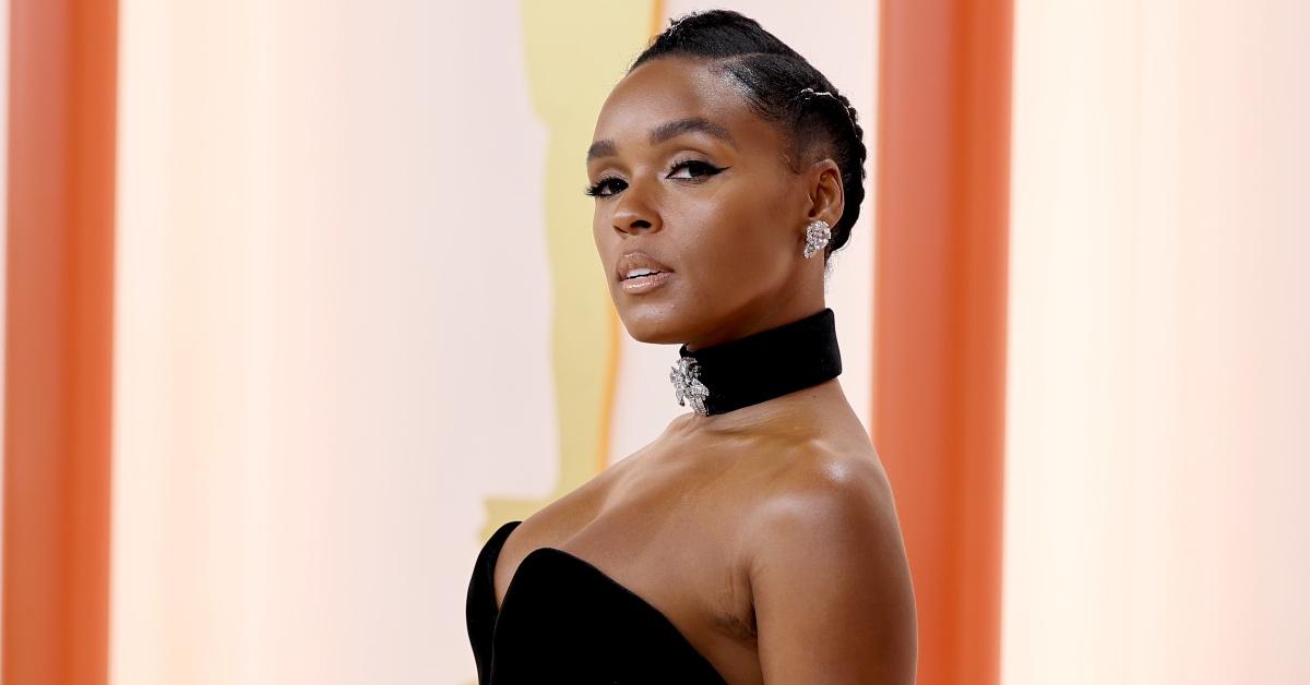 Janelle Monáe attends the 2023 Academy Awards. 