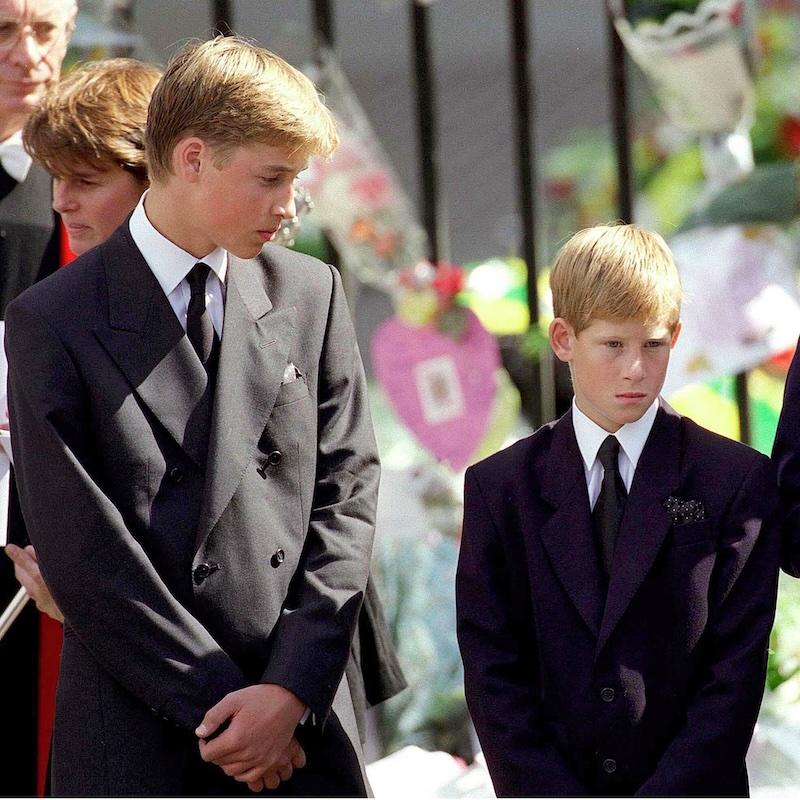 william harry diana funeral