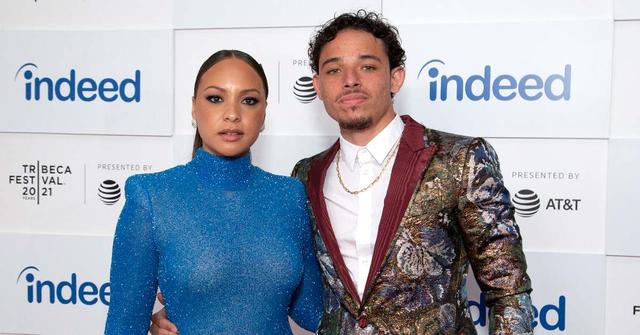 Jasmine Cephas Jones and Anthony Ramos on red carpet