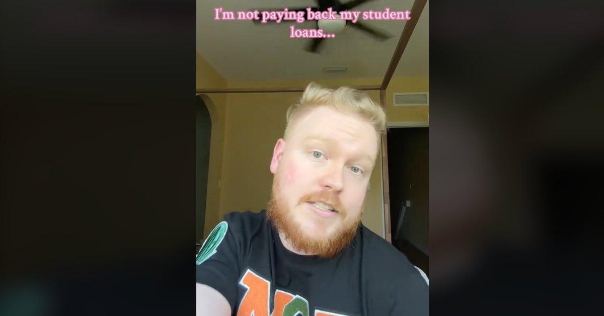 TikToker shares hack for not paying back student loans.