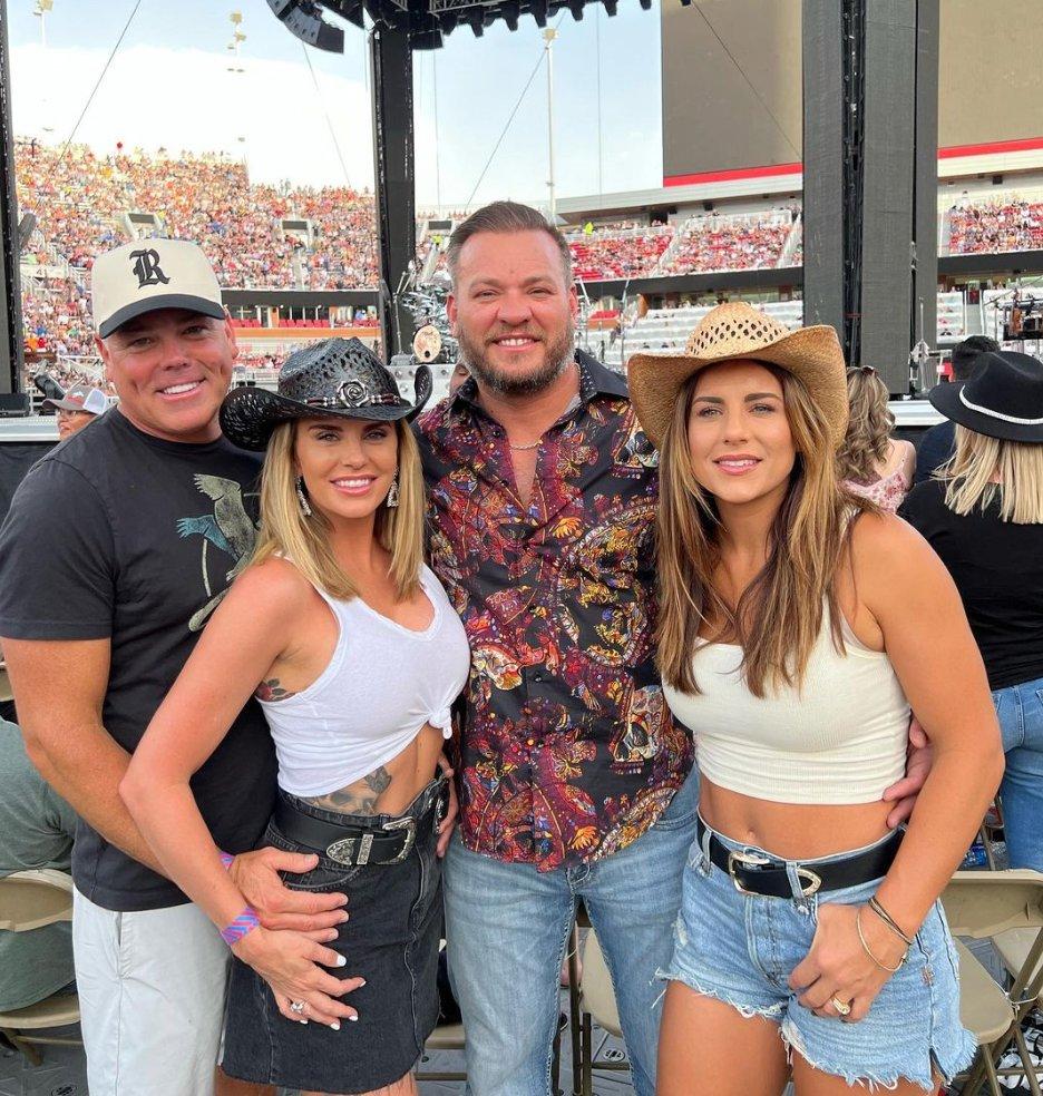 Whitney Rose, and her husband, with her brother Curtis, and his wife