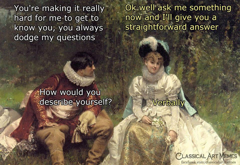 Woman's Hilarious Captions on Classic Paintings Illustrate Just How