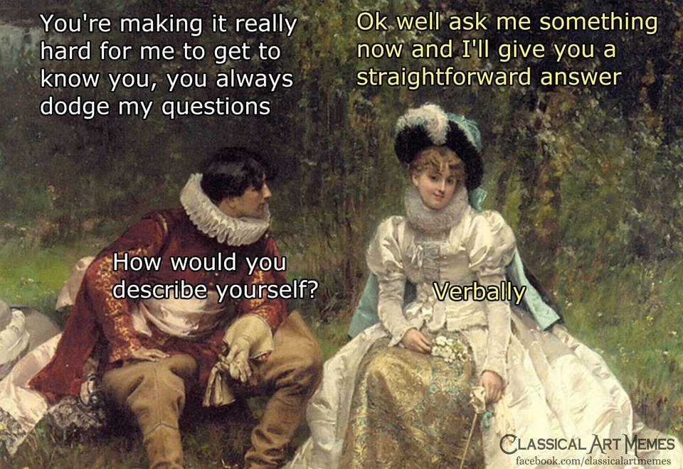 Woman's Hilarious Captions on Classic Paintings Illustrate Just How  Frustrating Men Can Be