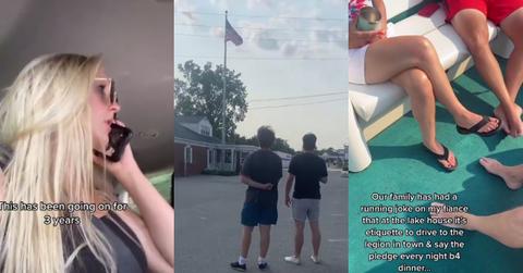 Woman’s Pledge of Allegiance Prank on Fiance: A 3 Year Gag