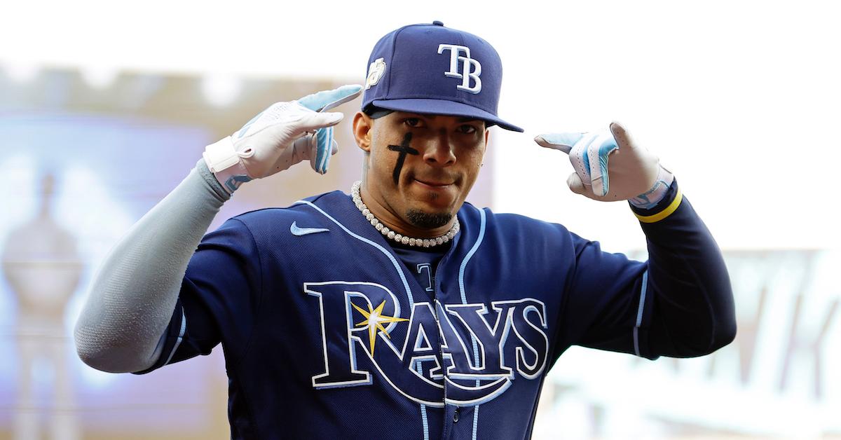 Wander Franco of the Tampa Bay Rays at Yankee Stadium on Aug. 1, 2023, in New York City