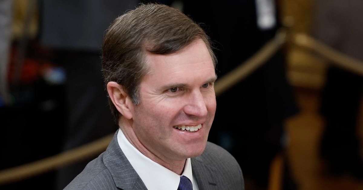 Andy Beshear during meeting with President Biden