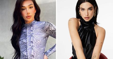 dua lipa james charles tweet