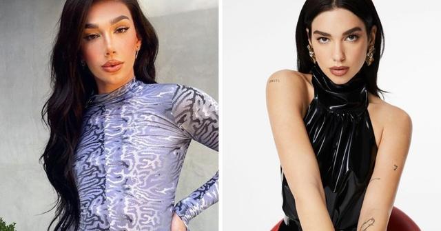 dua lipa james charles tweet