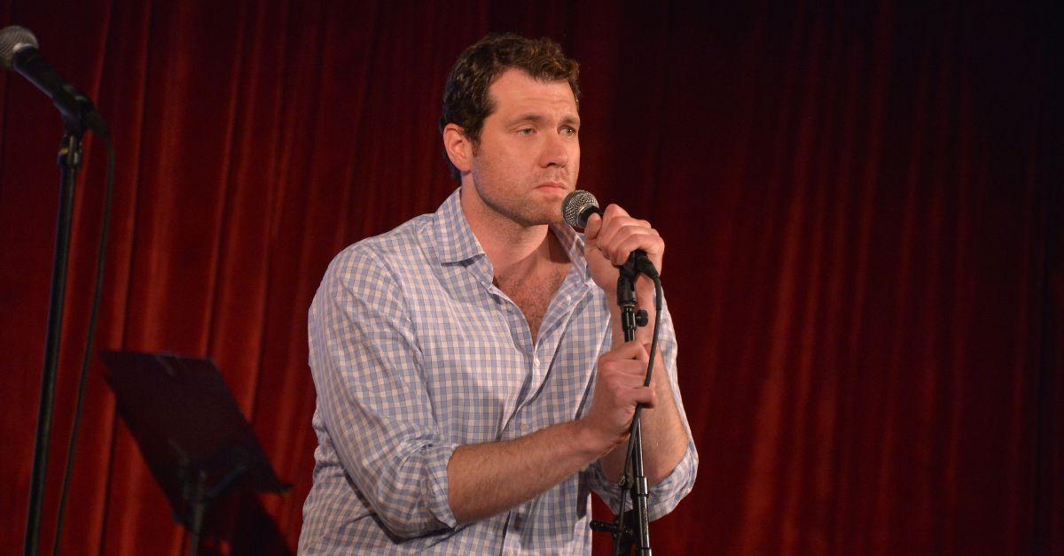 Billy Eichner performing onstage.