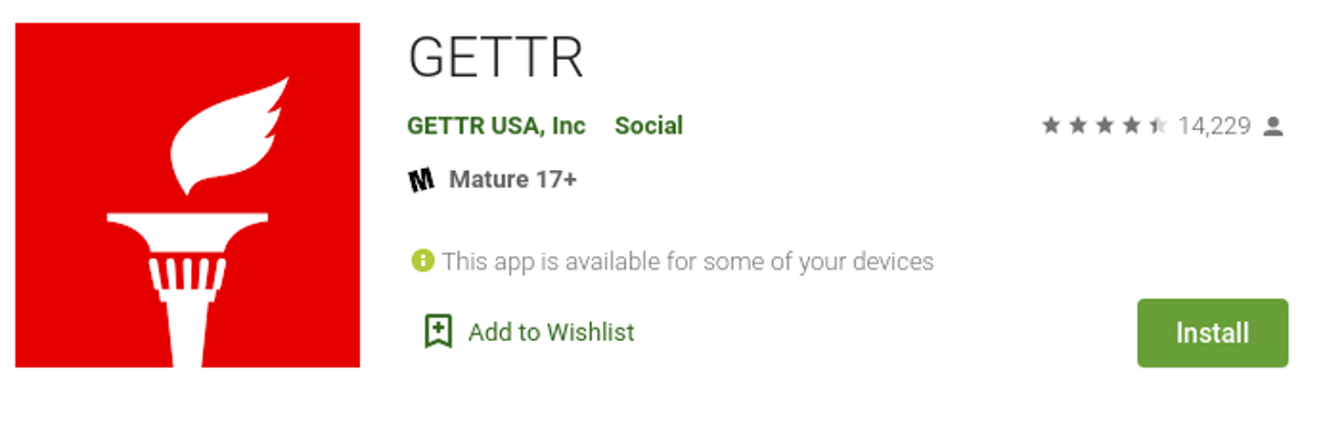 Gettr app