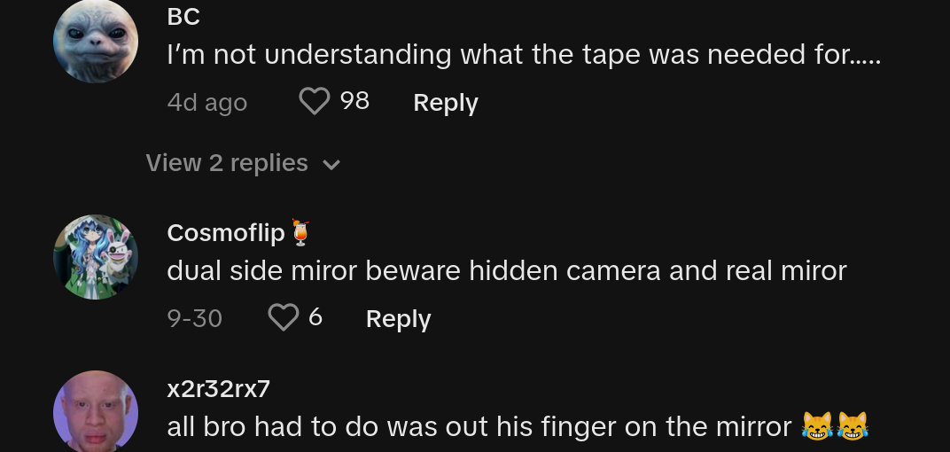 “Always Check Hotel Mirrors” Social Media’s Latest Spy Scare