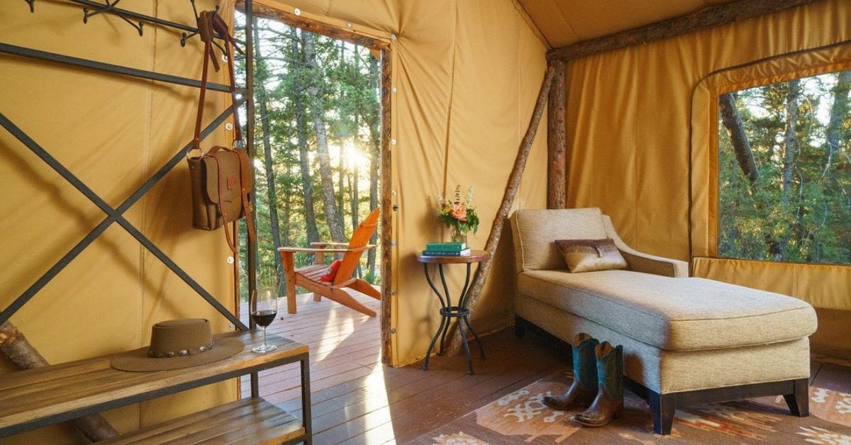 resort at paws up glamping