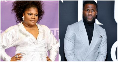 Mo'Nique and Kevin Hart on red carpet