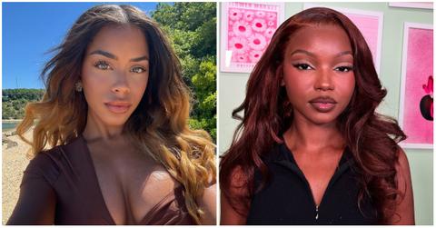 (l-r): Amaya Espinal and Chelley Bissainthe