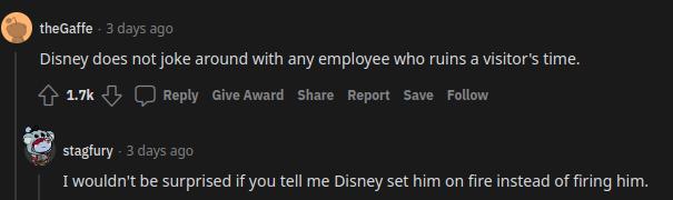 disneyland smug employee