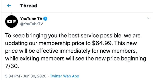 youtube tv pricing youtube tv pricing