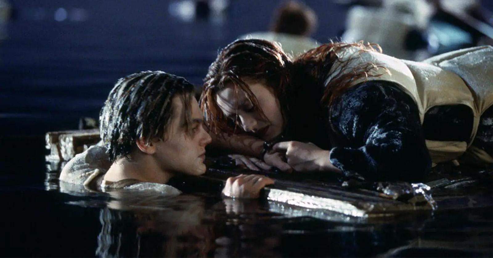 titanic door scene