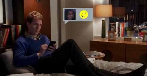 Texting on Mindy Project