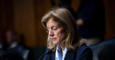 Caroline Kennedy testifying before the Senate Foreign Relations Committee in 2022.