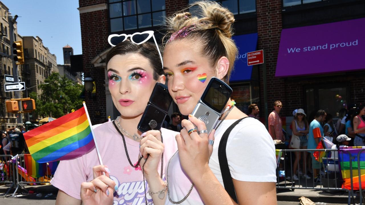 Dylan Mulvaney and Olivia Ponton at NYC Pride Weekend on June 26, 2022