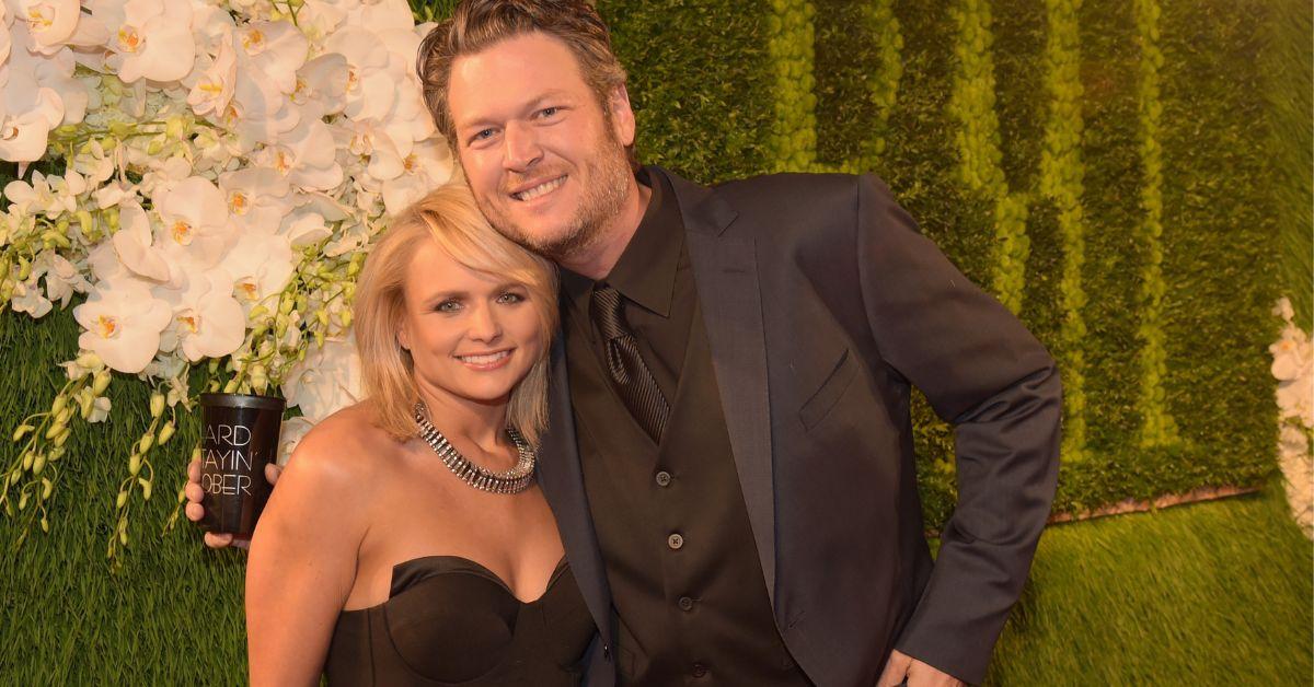 Miranda Lambert and Blake Shelton attend the BMI 2014 Country Awards 