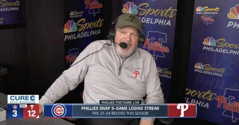 John Kruk in long sleeves