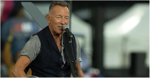 Bruce Springsteen performing