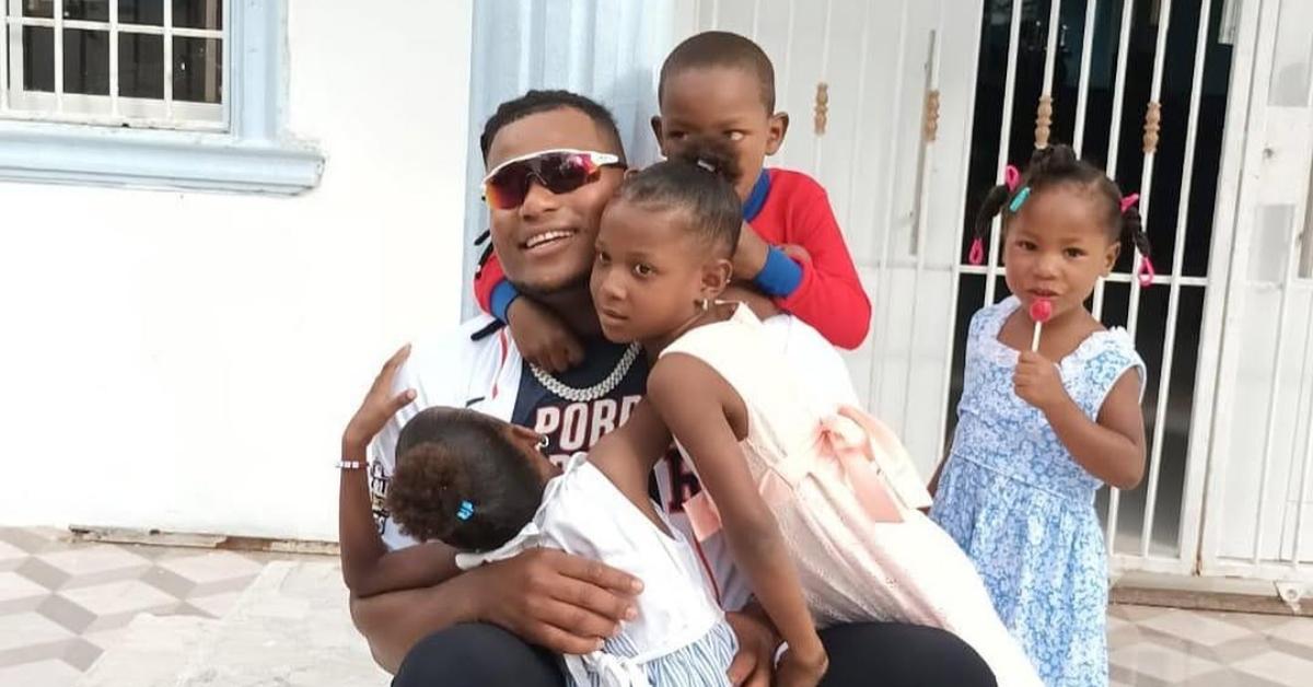Framber Valdez and his kids