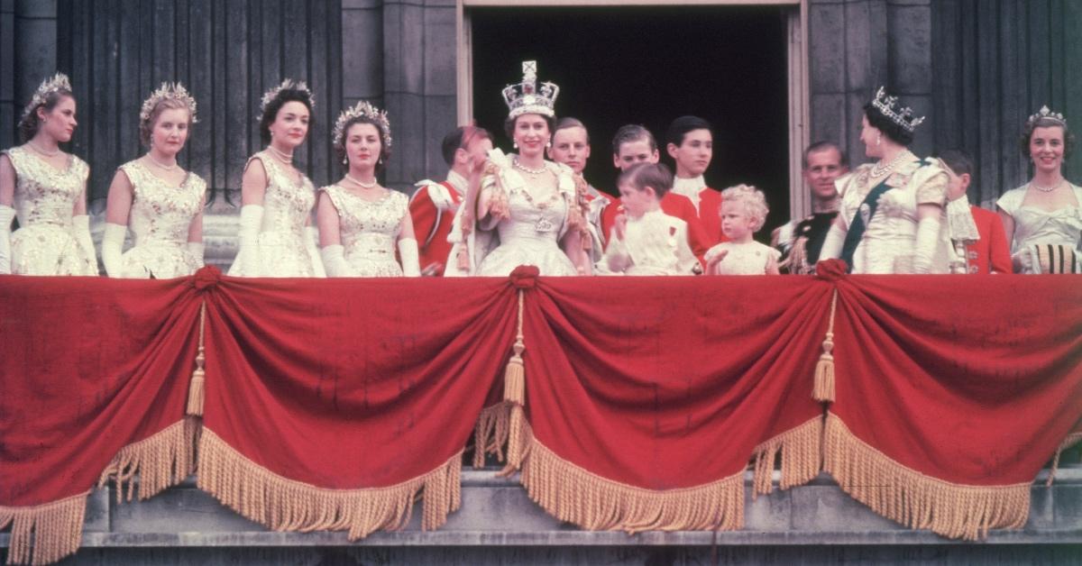 Queen Elizabeth II on her coronation day.