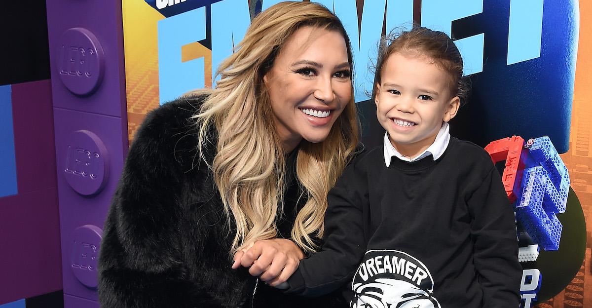 Naya and her son in 2019.