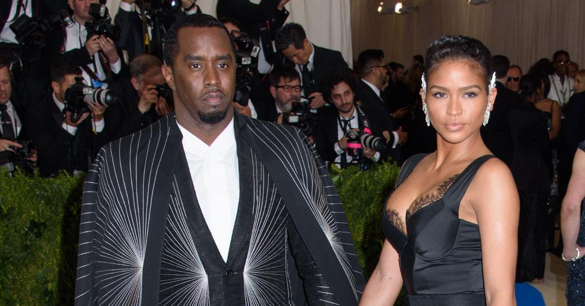 (l-r): Diddy and Cassie at the Met Gala