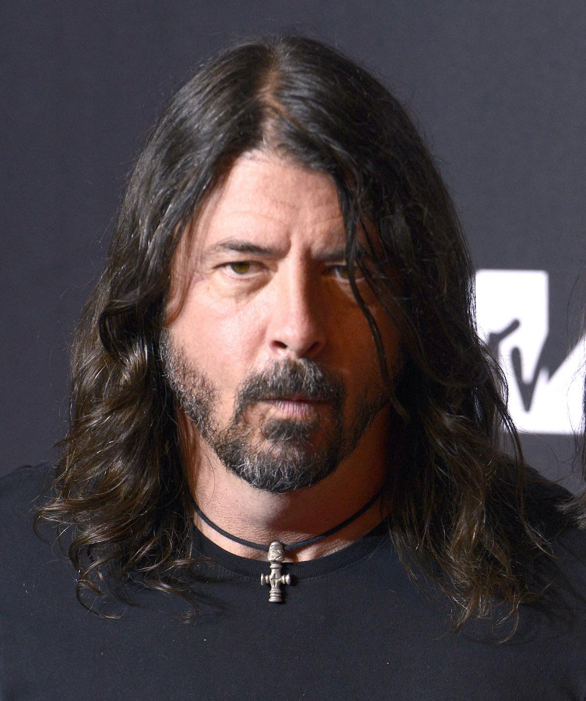 Dave Grohl a the MTV Video Music Awards at Barclays Center on Sept. 12, 2021 in Brooklyn, New York