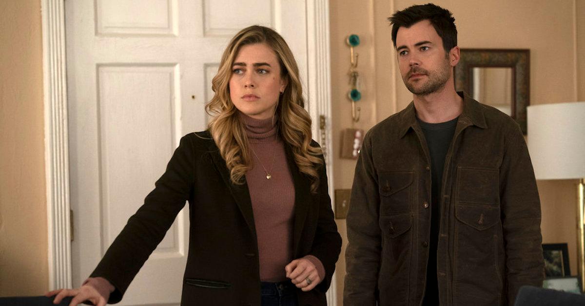 Michaela Stone (Melissa Roxburgh) and Zeke Landon (Matt Long)