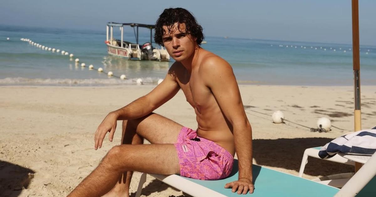 Nic from Love Island USA on a beach