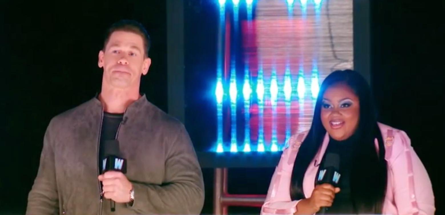 John Cena and Nicole Byer