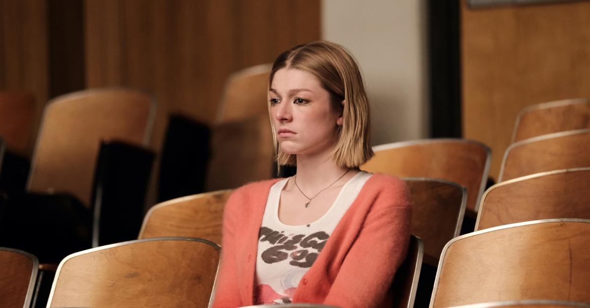 Hunter Schafer as Jules in 'Euphoria' at school