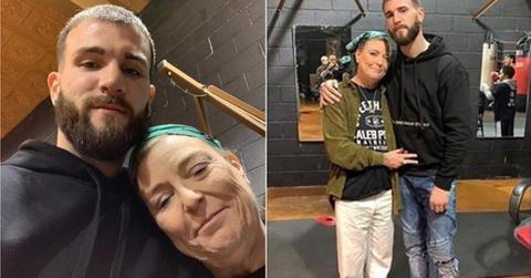 Caleb Plant and mom