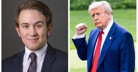 (L-R): Thomas Fugate; President Donald Trump