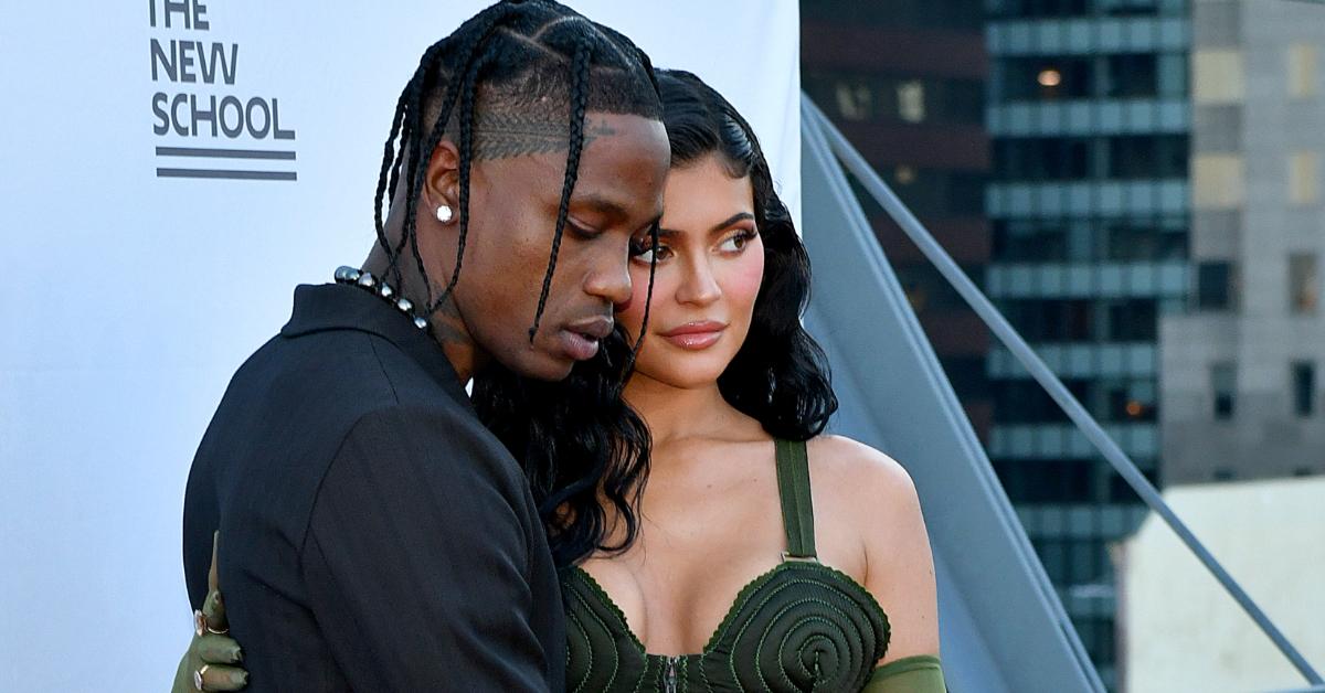 Kylie Jenner & Boyfriend Travis Scott Attend Louis Vuitton Fashion