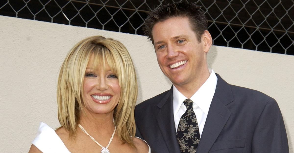 Suzanne Somers and Bruce Somers Jr.