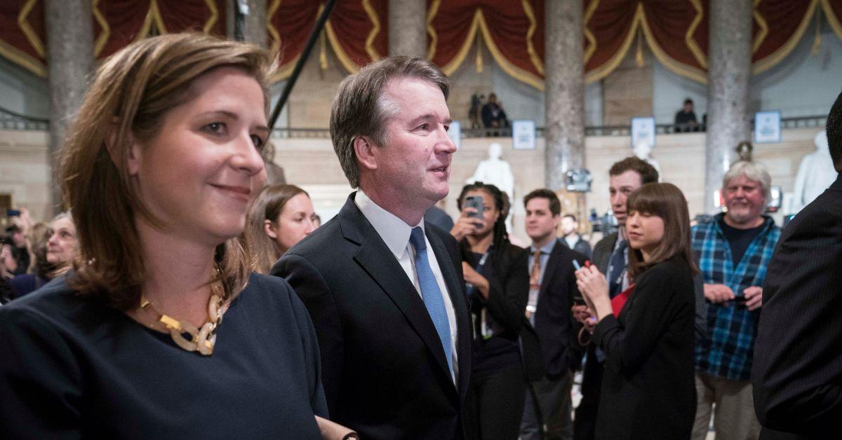 (gd) : Ashley et Brett Kavanaugh en février 2020