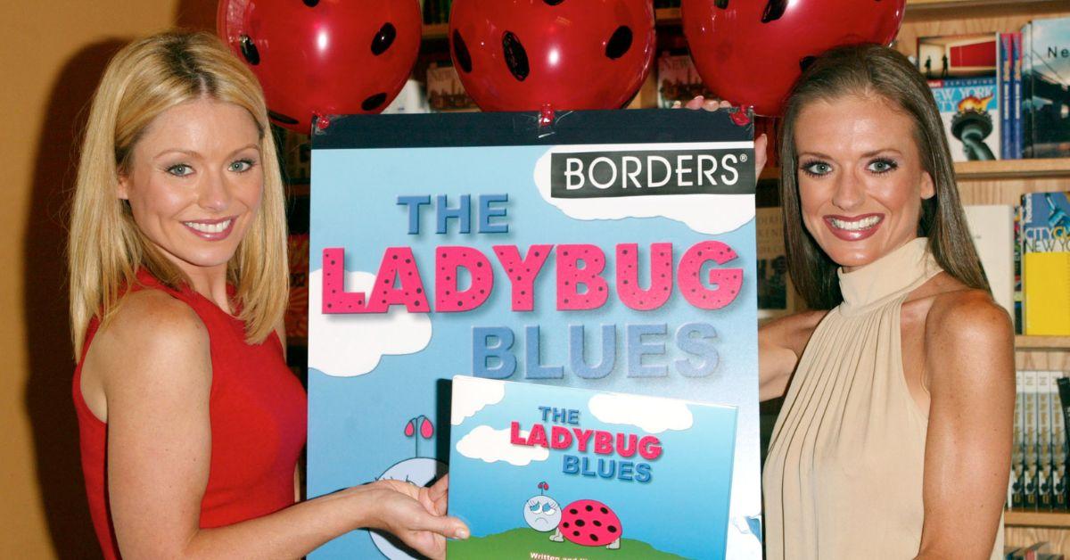 Kelly Ripa joins her sister at a booksigning for Linda Ripa's childrens book