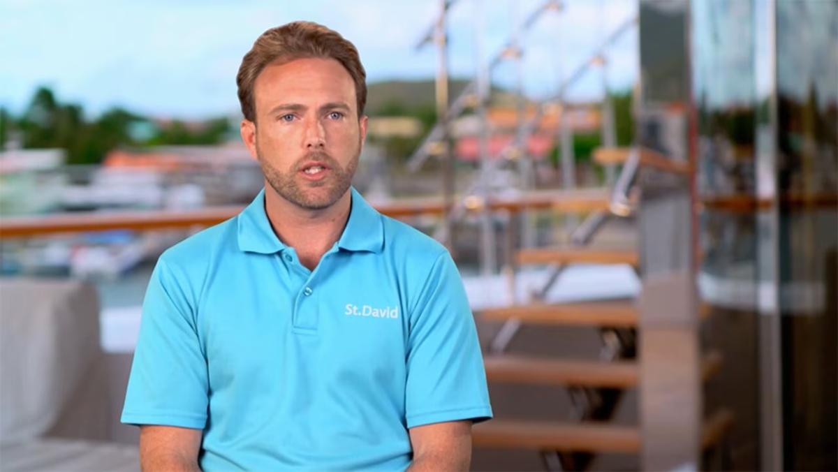 Jared talks to producers on Below Deck