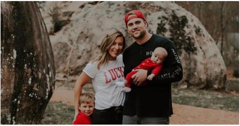 (l-r): Mackenzie and Ryan with their kids.